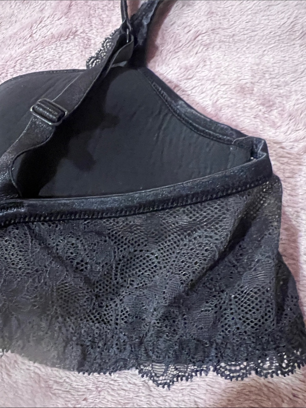 Victoria's Secret Black Lace Demi Bra - Picture 10 of 12